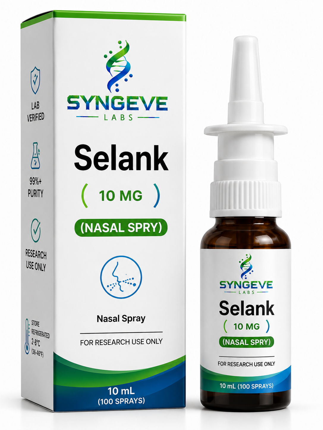 Selank 10 mg (nasal spry)