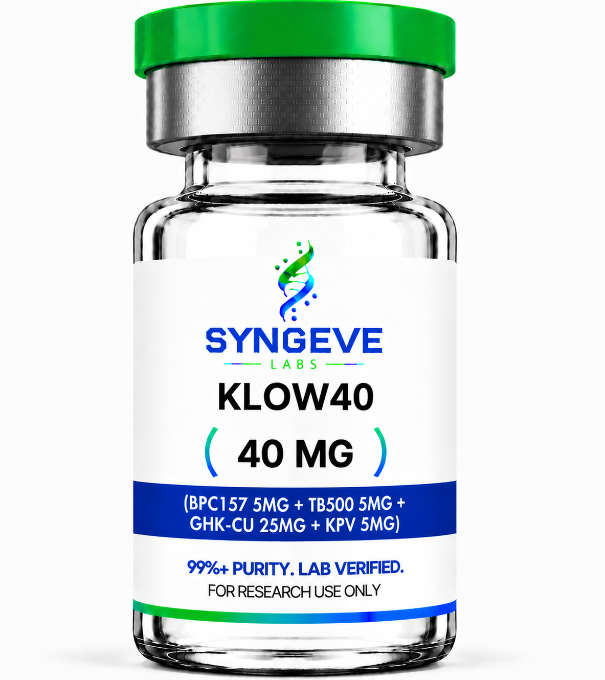 Klow40 (BPC157 5mg + TB500 5mg + GHK-Cu 25mg + KPV 5mg)