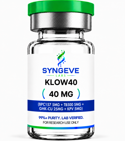 Klow40 (BPC157 5mg + TB500 5mg + GHK-Cu 25mg + KPV 5mg)