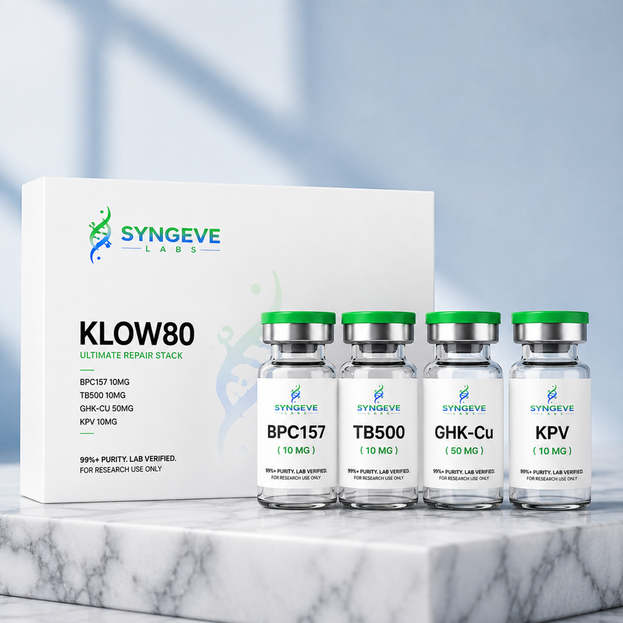 Klow80 (BPC157 10mg + TB500 10mg + GHK-Cu 50mg + KPV 10mg)