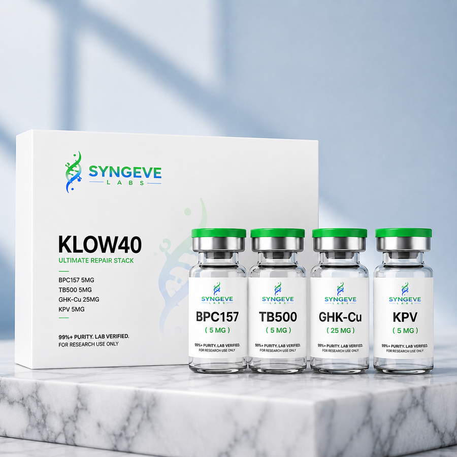 Klow40 (BPC157 5mg + TB500 5mg + GHK-Cu 25mg + KPV 5mg)